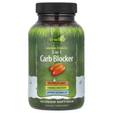 Irwin Naturals 3 in 1 Carb Blocker Max Strength 75 Capsules